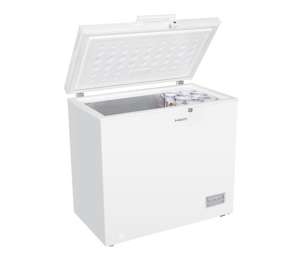 Zamrażarka MPM 200-SK-16/D Winter Security 84,5cm 40dB Biała Zamek 12kg/24h 198L - 1502350 - zdjęcie 3